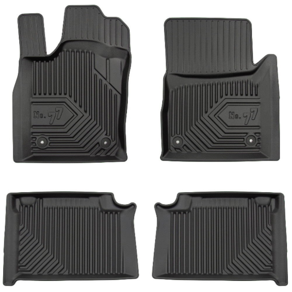 JEEP GRAND CHEROKEE IV WK2 2010 - 2021 gada 3d Gumijas paklāju komplekts 4gab. FROGUM 77408616 JEEP GRAND CHEROKEE IV WK2 2010 - 2021 gada 3d Gumijas paklāju komplekts 4gab. FROGUM 77408616