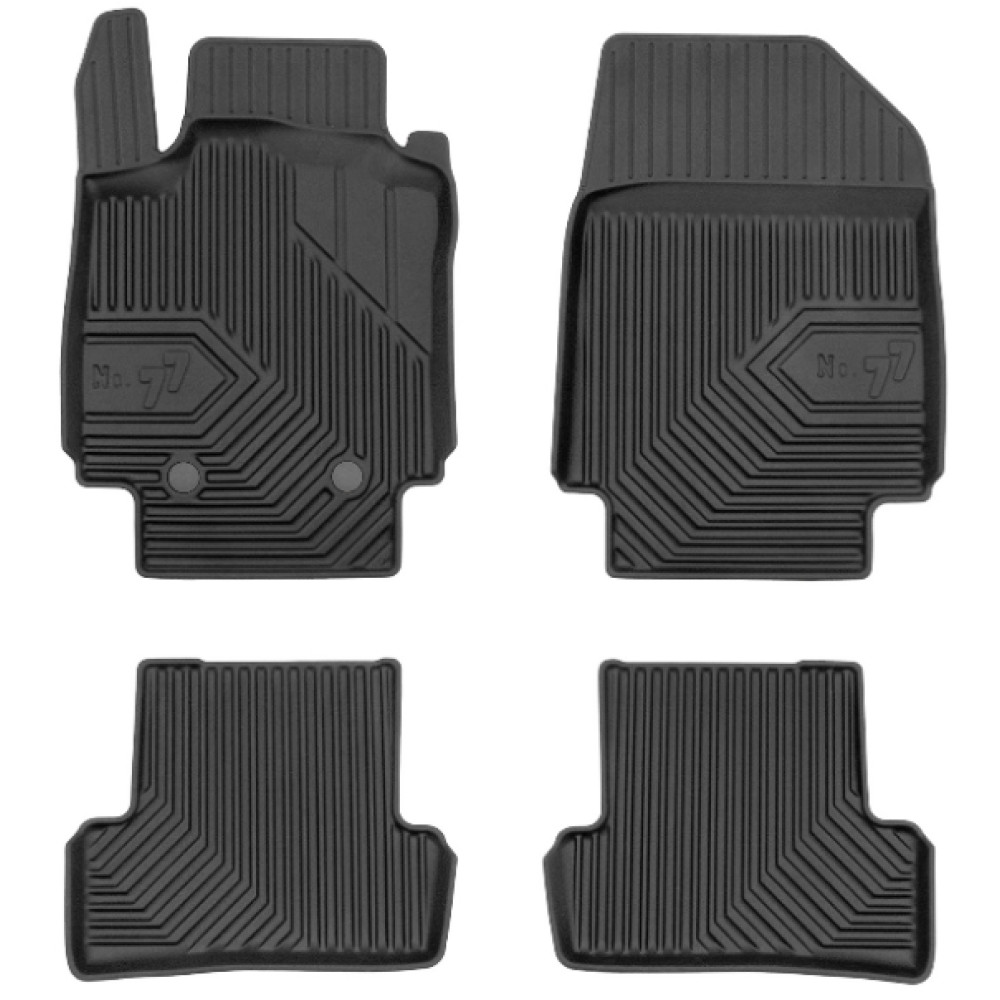 RENAULT CLIO III 2005 - 2013 gada 3d Gumijas paklāju komplekts 4gab. FROGUM 77409651