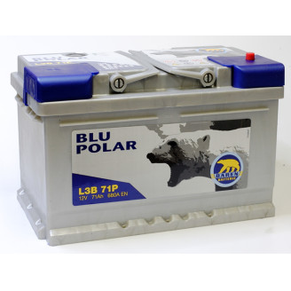 71Ah BAREN 680A,12V Akumulators BLU POLAR (-+) 278x175x175