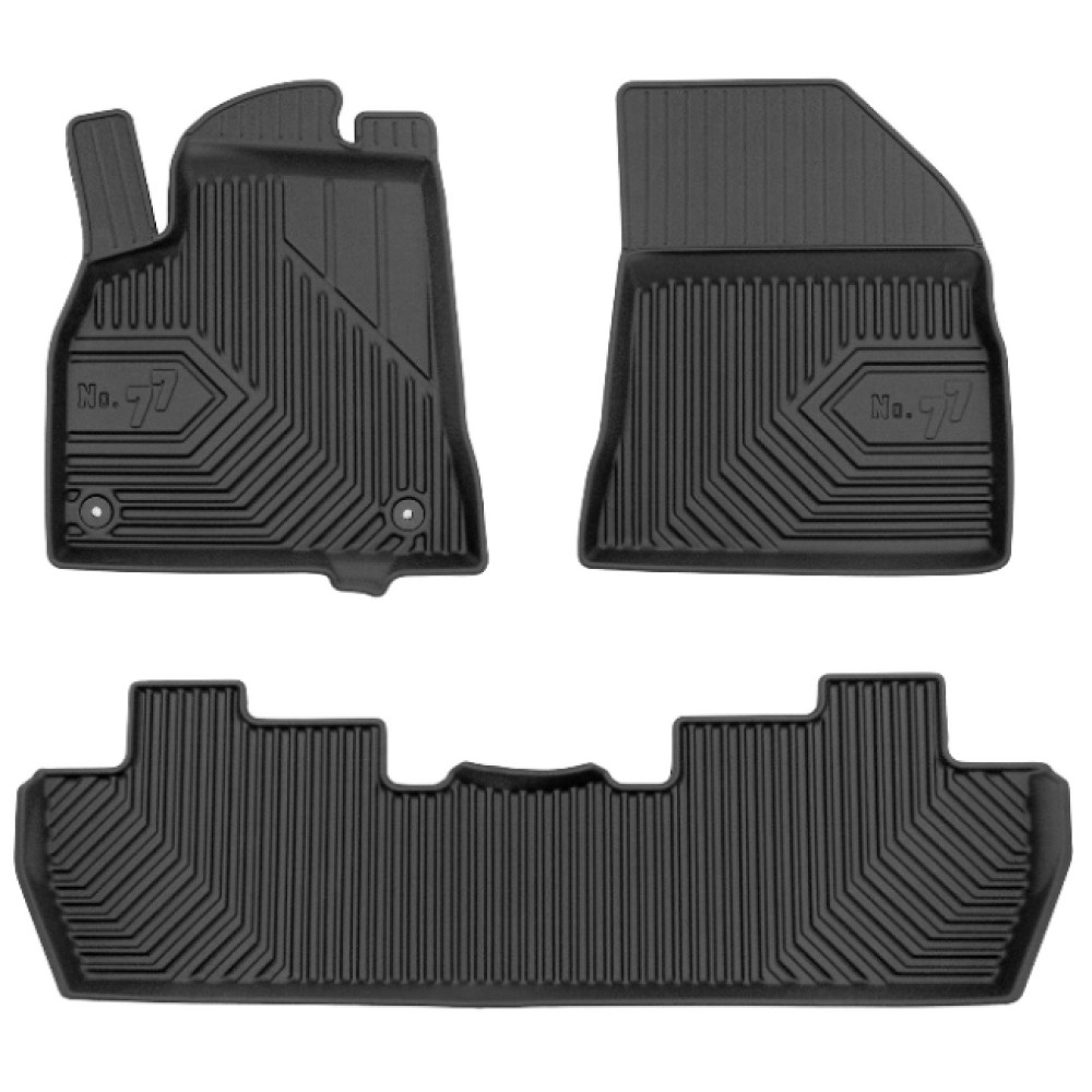 PEUGEOT 5008 I 2009 - 2017 gada 3d Gumijas paklāju komplekts 4gab. FROGUM77408722