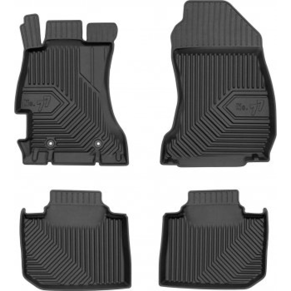 SUBARU IMPREZA IV 2012 - 2016, SUBARU LEVORG I 2014 - 2020, SUBARU WRX STI 2015 - 2021, SUBARU XV I 2012 - 2017 года 3d Комплект резиновых ковриков 4шт. FROGUM 77427259