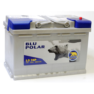 74Ah BAREN 680A,12V Akumulators BLU POLAR (-+) 278x175x190