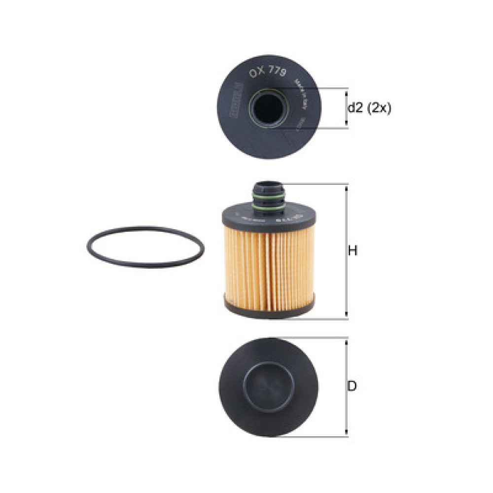 OX779D KNECHT MAHLE oil filter OX779D KNECHT MAHLE oil filter