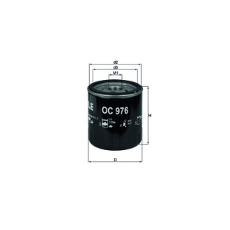 OC976 KNECHT MAHLE FILTER õlifilter