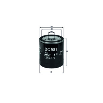 OC981 KNECHT MAHLE FILTER õlifilter
