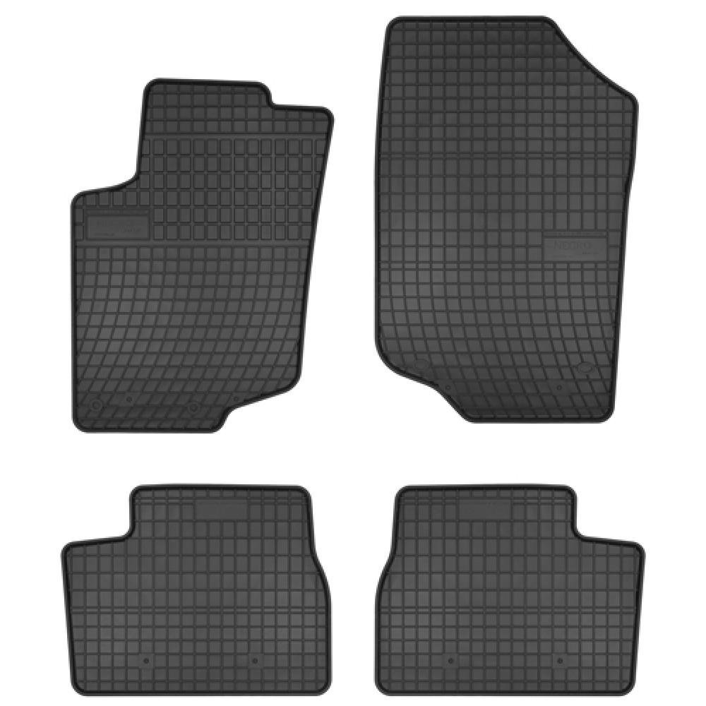 PEUGEOT 207 .. 2006 - 2012 Комплект резиновых ковриков 4шт.  FROGUM 0631