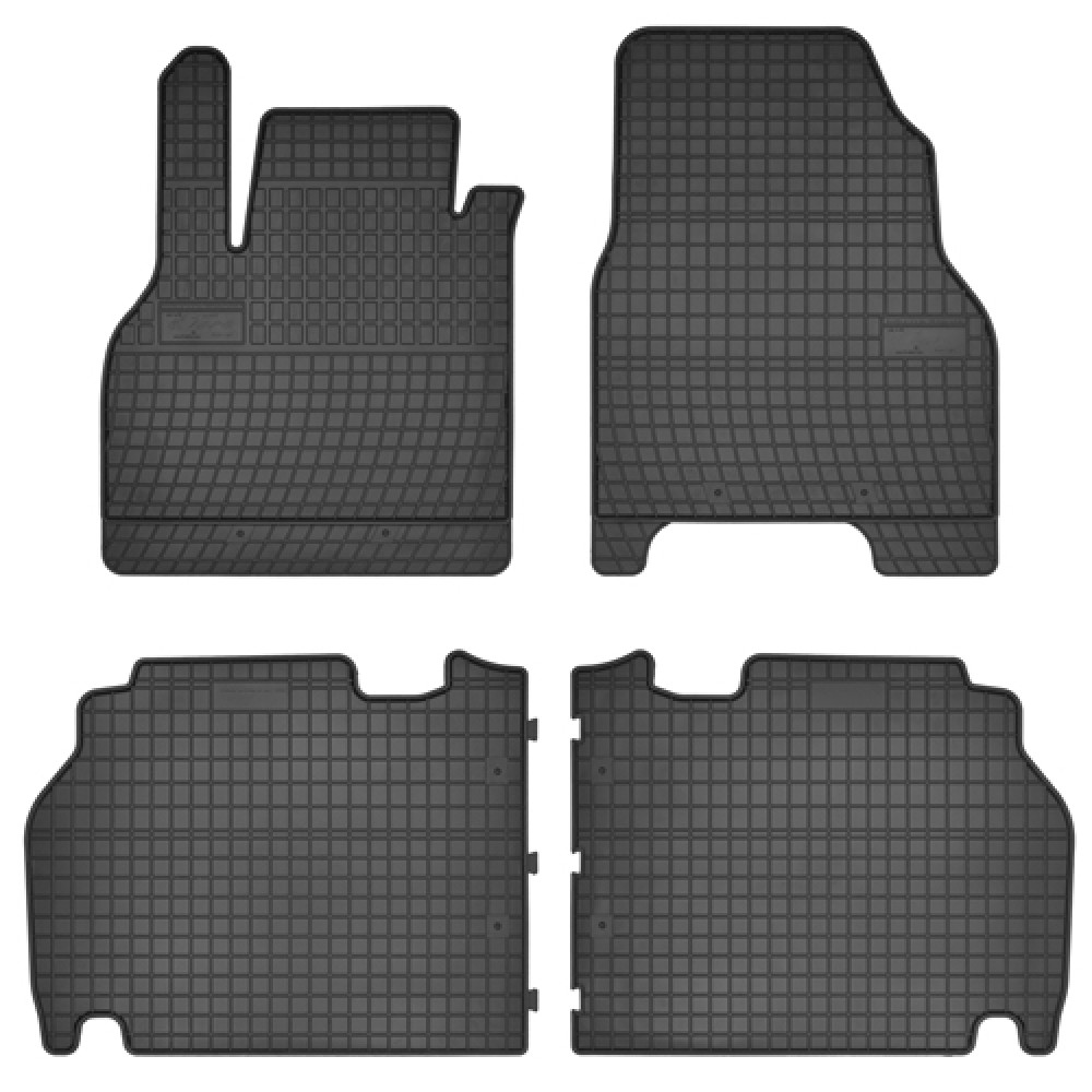 RENAULT KANGOO II 2008 - ... Комплект резиновых ковриков 4шт. FROGUM 07831 RENAULT KANGOO II 2008 - ... Комплект резиновых ковриков 4шт. FROGUM 07831