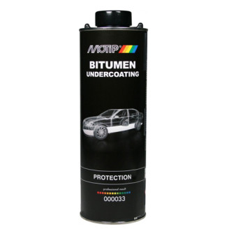 Bituma mastika Pretkorozijas līdzeklis auto apakšpuses aizsardzībai MOTIP BITUMEN undercoating pneimatiskai pistolei 1000ml