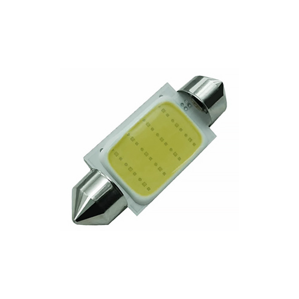 C5W 36mm balta LED COB diodinė automobilio lemputė numerio ir salono apšvietimui