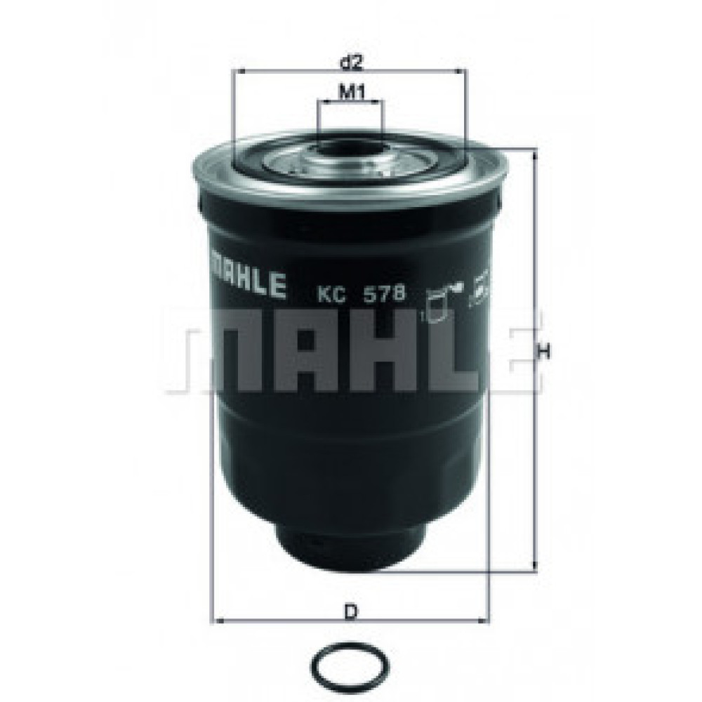 KC578D KNECHT MAHLE FILTER топливный фильтр KC578D KNECHT MAHLE FILTER топливный фильтр