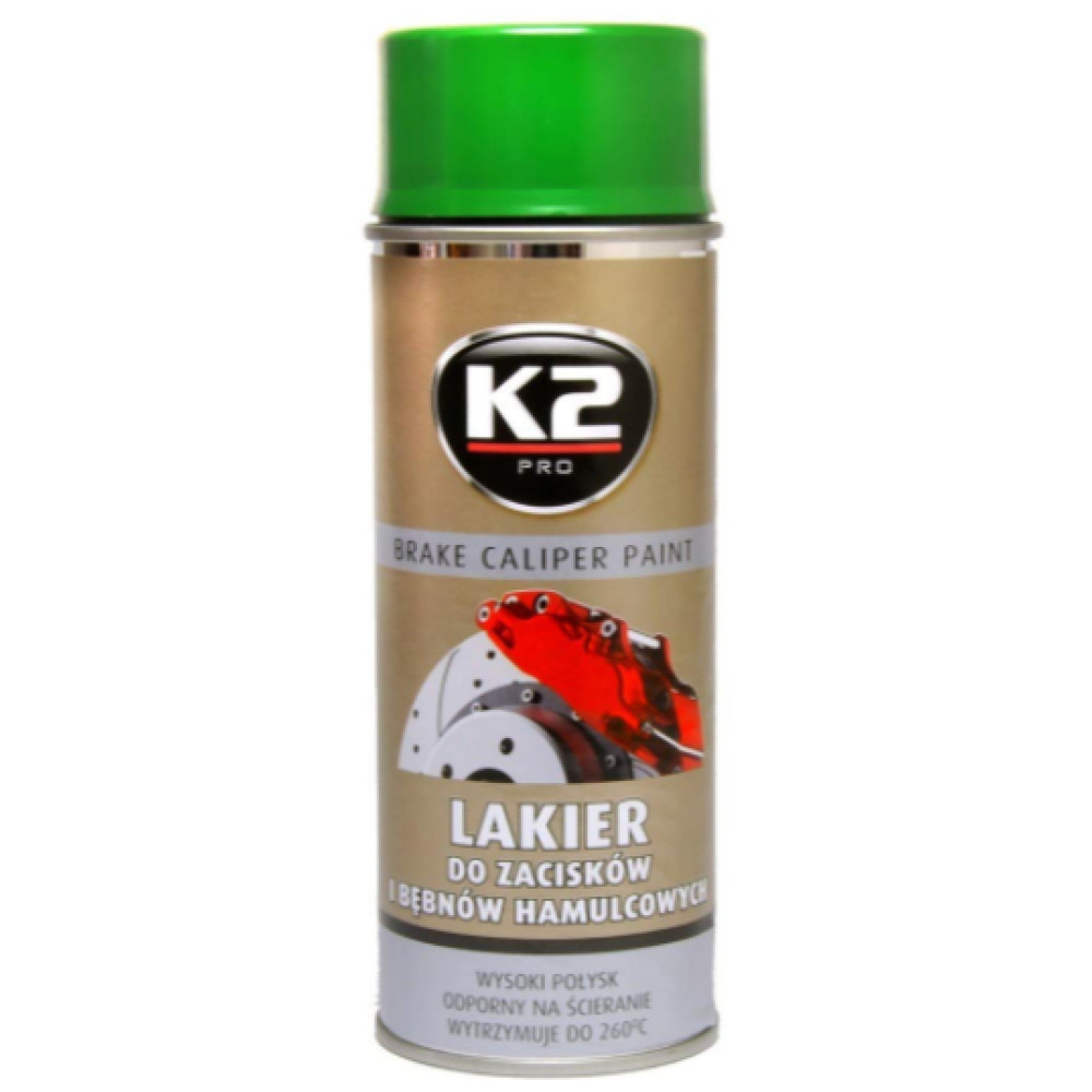 K2 Brake Caliper Paint Light Green 400ml Aerosol