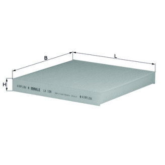 LA158 KNECHT MAHLE FILTER salongifilter