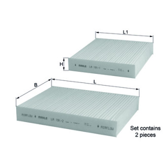 LA191/S KNECHT MAHLE FILTER salongi filter