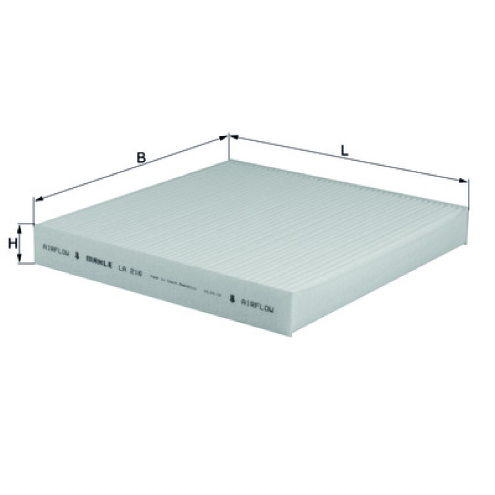 LA216 KNECHT MAHLE FILTER salongifilter LA216 KNECHT MAHLE FILTER salongifilter