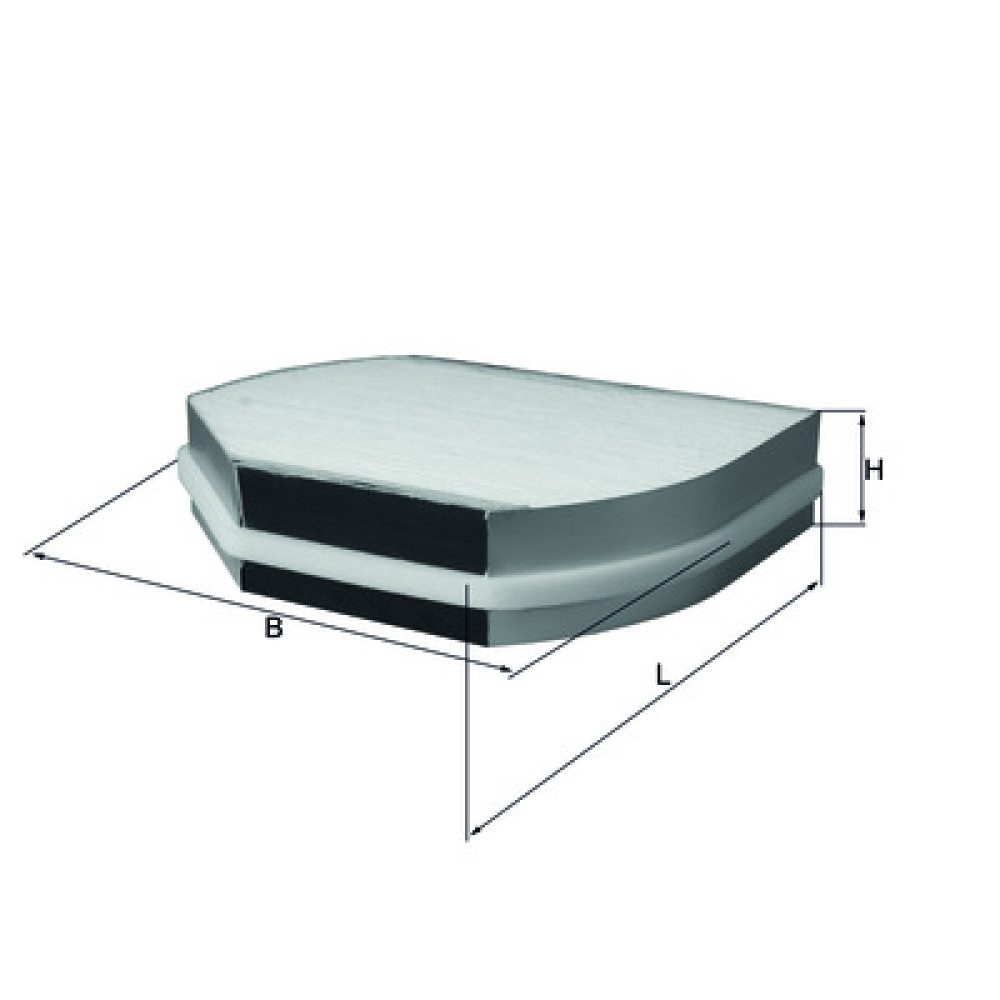 Salongifilter LA37/1 KNECHT MAHLE FILTER