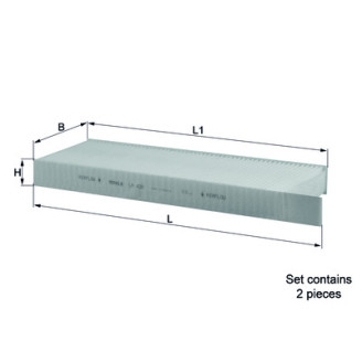 LA428/S KNECHT MAHLE FILTER salongifilter