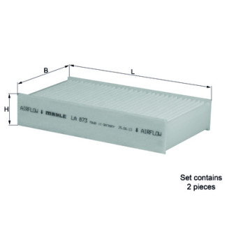 LA182 KNECHT MAHLE FILTER salongifilter