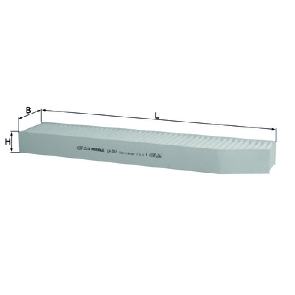 LA897 KNECHT MAHLE FILTER salongifilter LA897 KNECHT MAHLE FILTER salongifilter