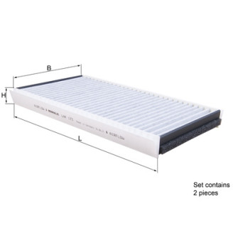 LAK173/S KNECHT MAHLE FILTER salongifilter