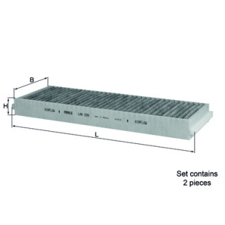LAK239/S KNECHT MAHLE FILTER salongifilter