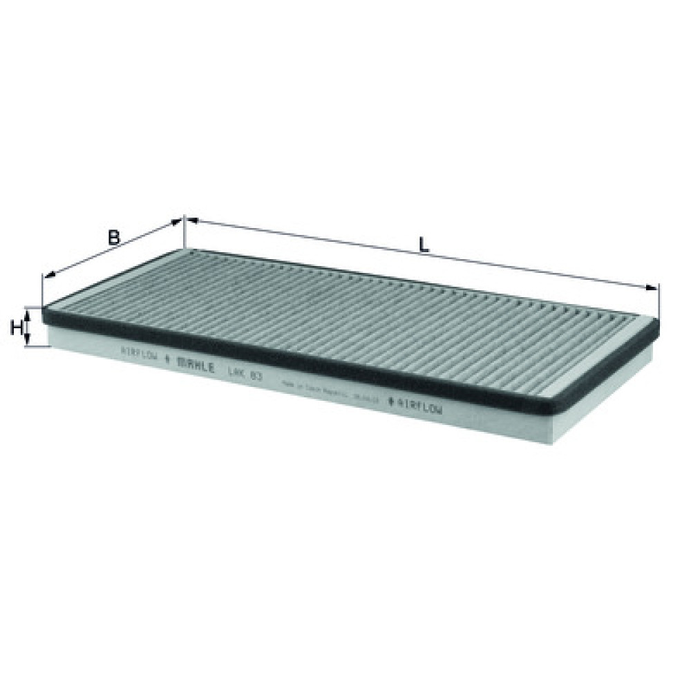 LAK83 KNECHT MAHLE FILTER salongifilter LAK83 KNECHT MAHLE FILTER salongifilter