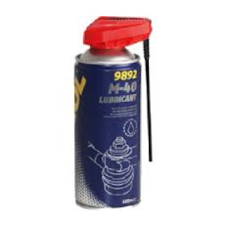 M 40 SMART - WD-40 analogs Skrūvju atbrīvotājs un eļļotājs t.sk. elektro kontaktiem MANNOL 9892 -  aerosols 400ml
