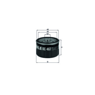 OC467 KNECHT MAHLE FILTER õlifilter