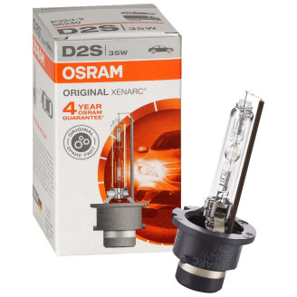 OSRAM D2S XENON 66240 XENARC ORIGINAL ksenono lempa 35W - 85V Lizdo tipas - P32d-2 FS1 OSRAM D2S XENON 66240 XENARC ORIGINAL ksenono lempa 35W - 85V Lizdo tipas - P32d-2 FS1