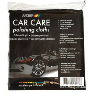 Poliravimo audinys MOTIP CAR CARE 5vnt 37x39cm Automobilių poliravimo servetėlės