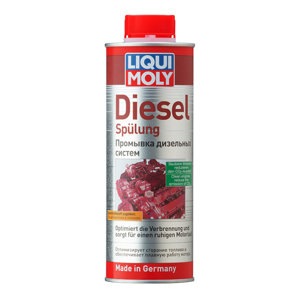 Degvielas piedeva - dīzeļdzinēju degvielas sistēmas darbības uzlabošanai un tīrīšanai LIQUI MOLY 5170 Diesel Spulung  500ml/ 75 L