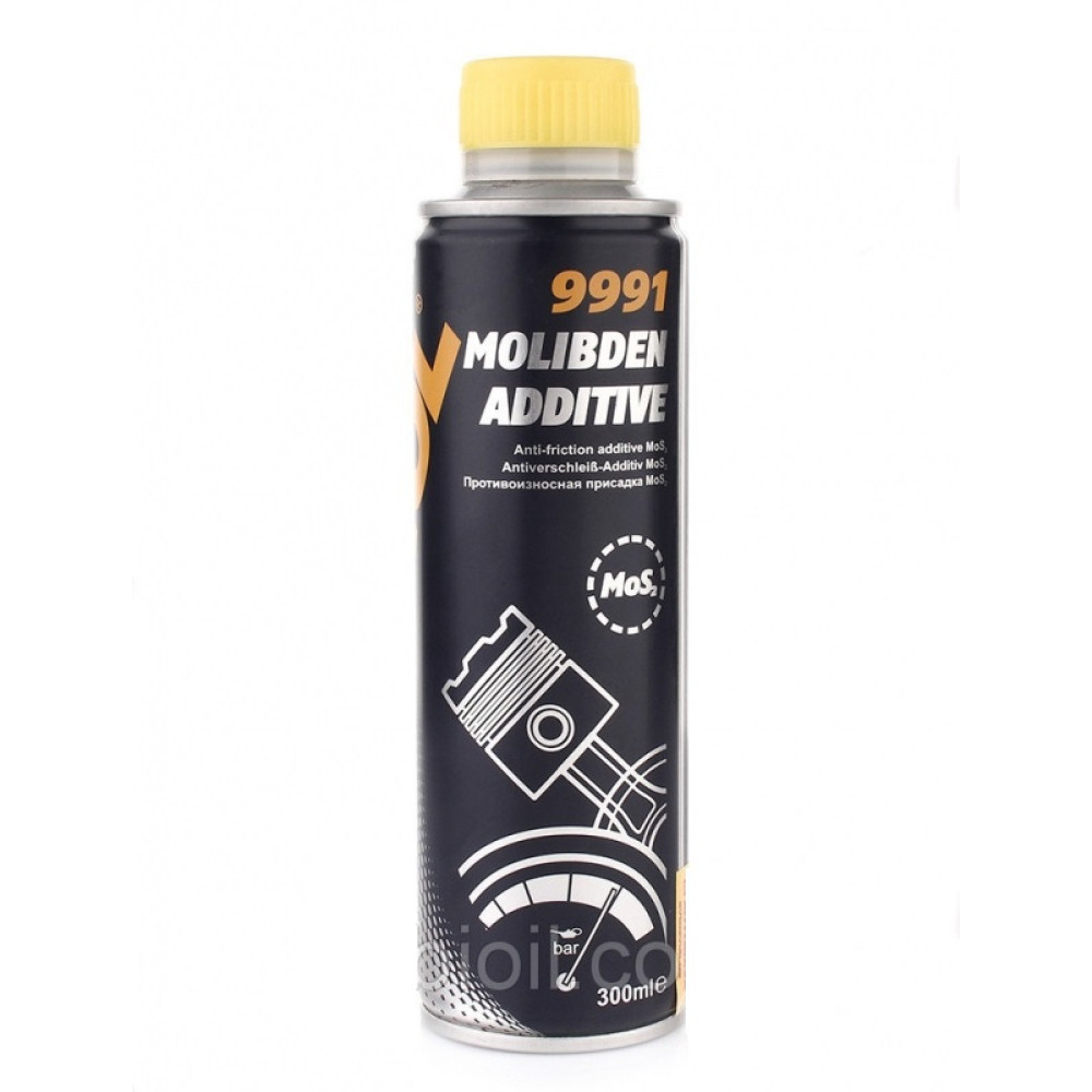 Motoru eļļas piedeva ar molibdenu  MANNOL 9991 Molibden Additive 300ml