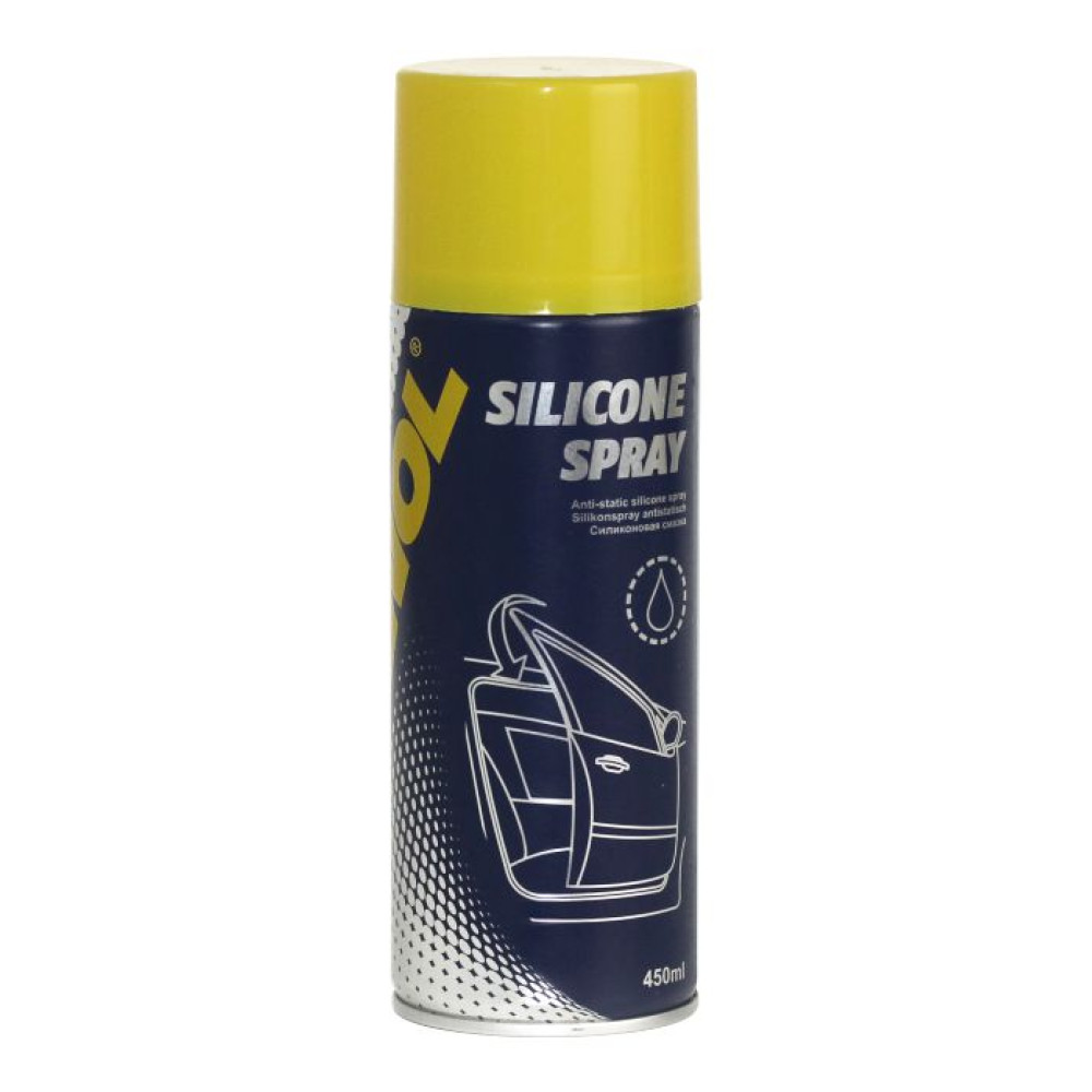 Silicone Lubricant Spray Antistatic Mannol 9963 Aerosol 450ml Silicone Lubricant Spray Antistatic Mannol 9963 Aerosol 450ml