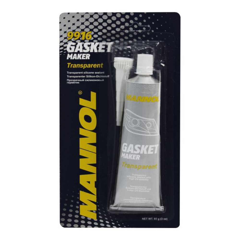 Silikona hermētiķis caurspīdīgs MANNOL Gasket Maker Transparent 85gr Silikona hermētiķis caurspīdīgs MANNOL Gasket Maker Transparent 85gr