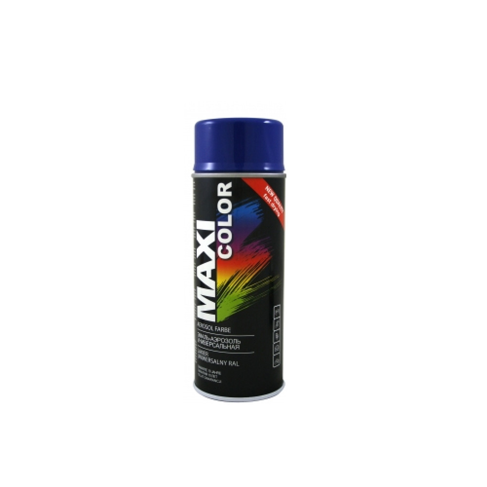 Jūras zila spīdīga krāsa MOTIP RAL5002 - aerosols 400ml