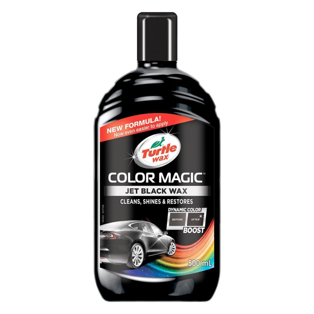 TURTLE COLOR MAGIC Black Car Body Polish 500ML BLACK WAX TURTLE COLOR MAGIC Black Car Body Polish 500ML BLACK WAX