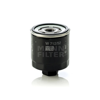 W712/52 MANN FILTER oil filter (analogs OP616, WL7169, OC207, DO1807)