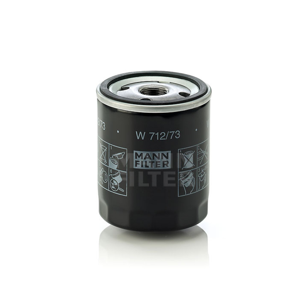 W712/73 MANN FILTER Oil Filter (equivalents OP532/2, WL7323, OC1182, DO942) W712/73 MANN FILTER Oil Filter (equivalents OP532/2, WL7323, OC1182, DO942)