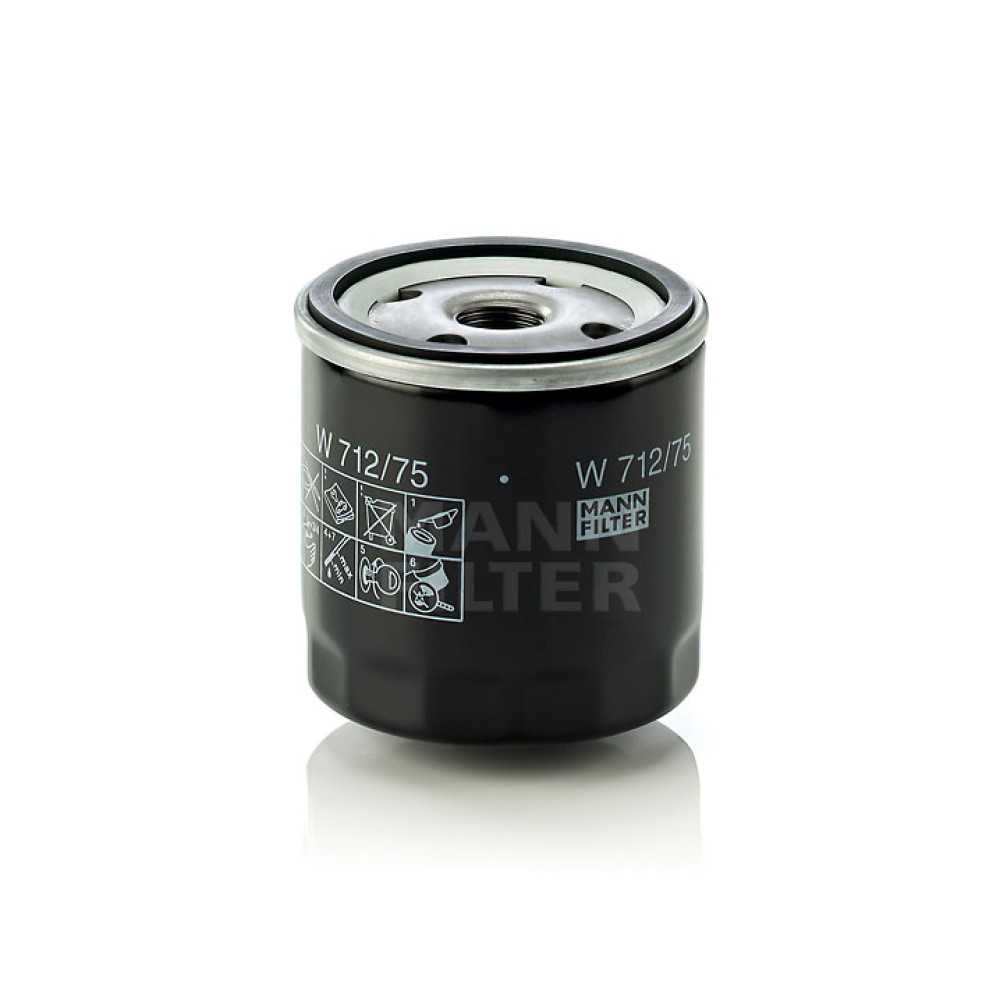W712/75 MANN FILTER масляный фильтр ( analogi OP570, 51040, OC68, DO229 )