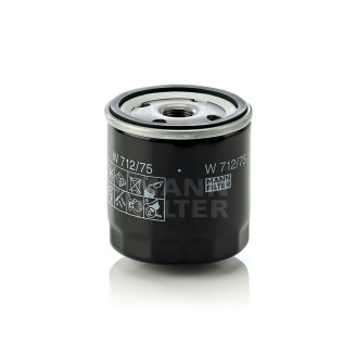W712/75 MANN FILTER õlifilter (analoogid OP570, 51040, OC68, DO229)