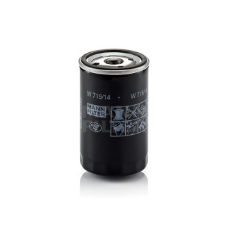 W719/14 MANN FILTER Oil Filter (equivalents OP592/9, WL7445, OC613, DO1838)