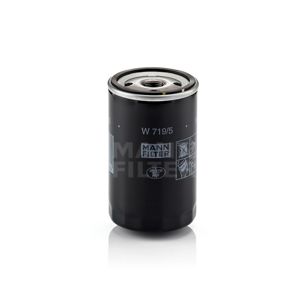 W719/5 MANN FILTER oil filter (analogues OP526, WL7070, OC108, DO218) W719/5 MANN FILTER oil filter (analogues OP526, WL7070, OC108, DO218)