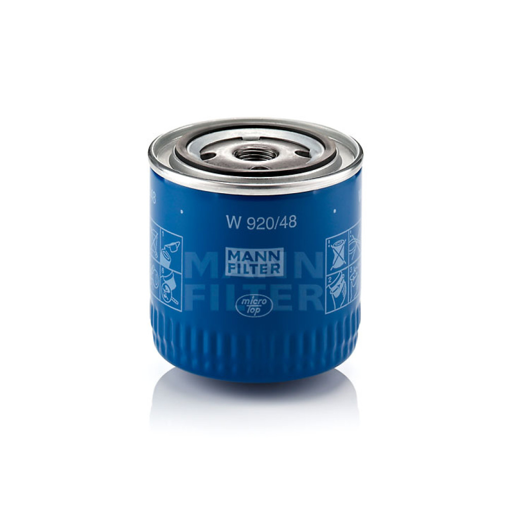 W920/48 MANN FILTER oil filter (analogous to OP553, WL7100, OC53, DO232)