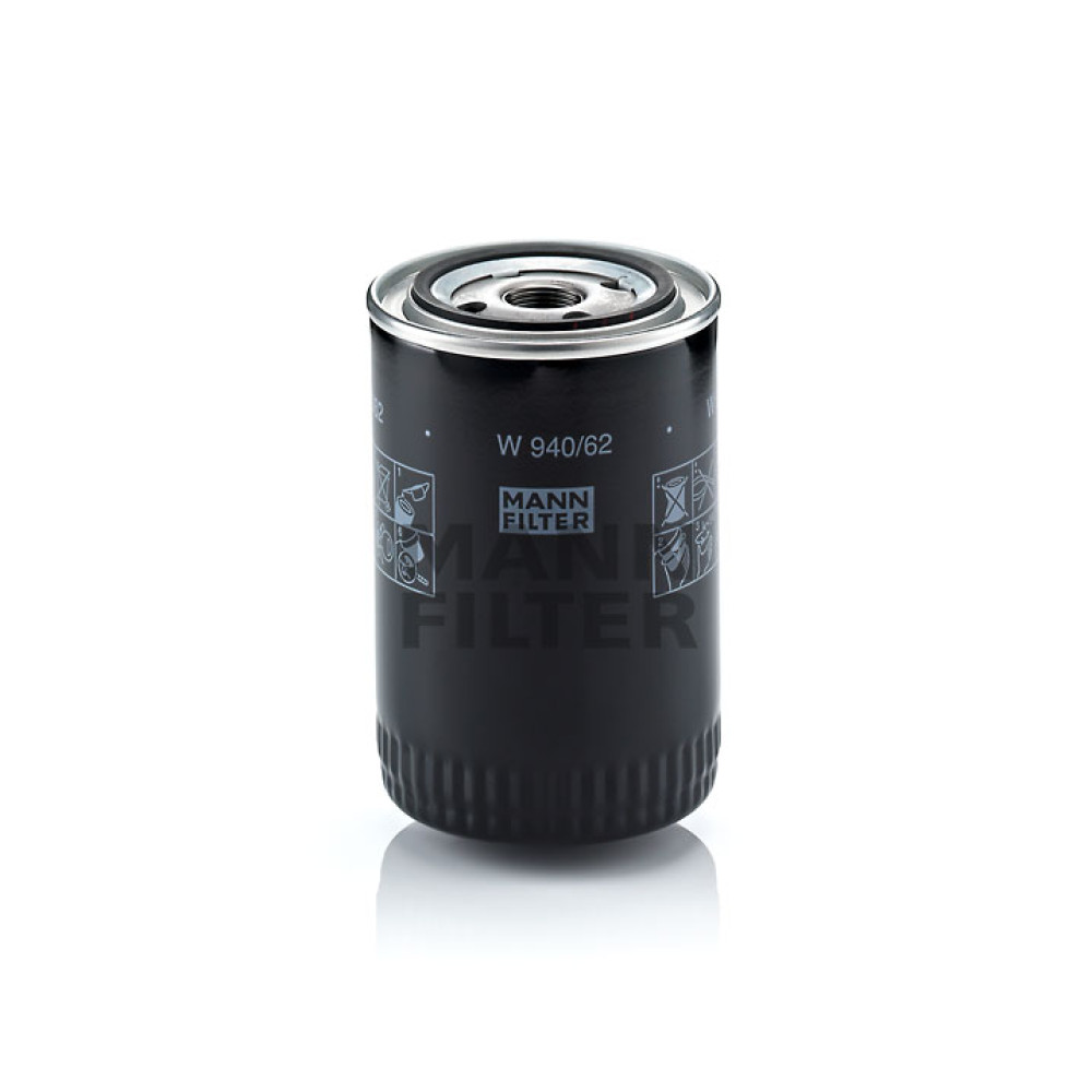 W940/62 MANN FILTER Oil Filter (analogs OP592/5, WL7401, OC486, DO1820)