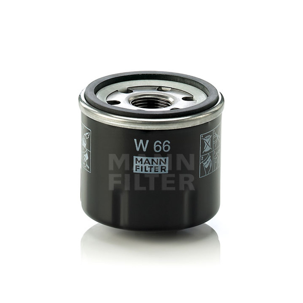 W66 MANN FILTER oil filter (analogs OP642, WL7204, OC259, DO949)