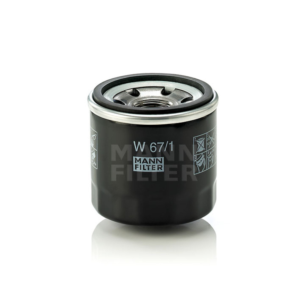 W67/1 MANN FILTER oil filter (analogues OP536, 51334, OC195, DO854/A)