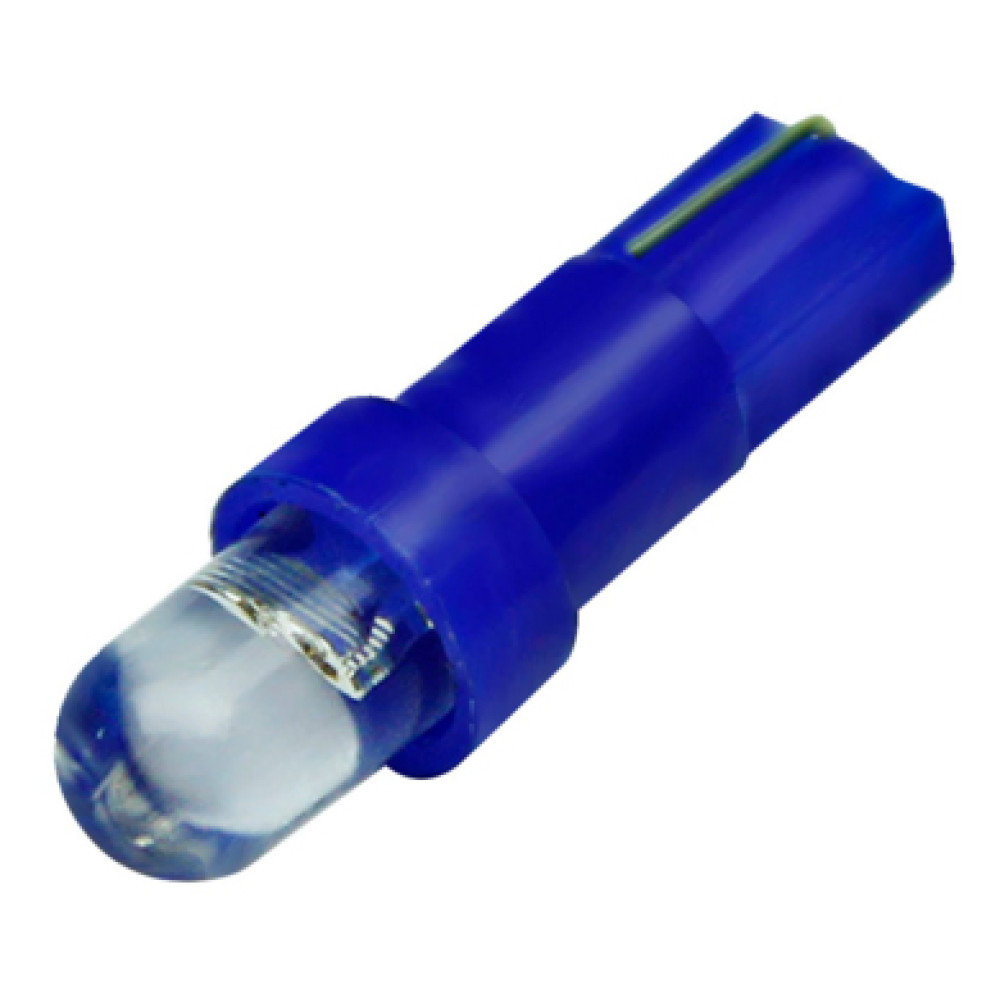T5 Zila 1 diožu LED auto spuldze 12V auto paneļa un salona apgaismojumam T5 Zila 1 diožu LED auto spuldze 12V auto paneļa un salona apgaismojumam