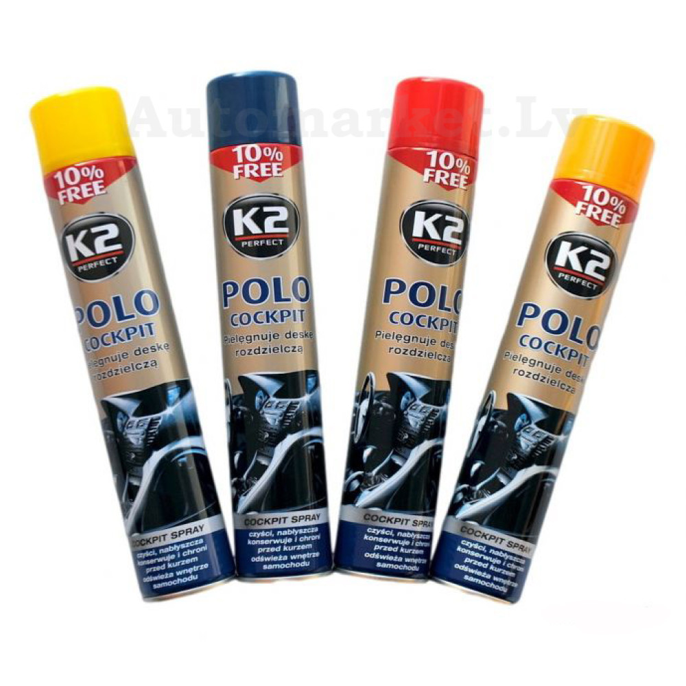 Paneļu tirītājs Abols K2 POLO Cockpit aerosols 750ml