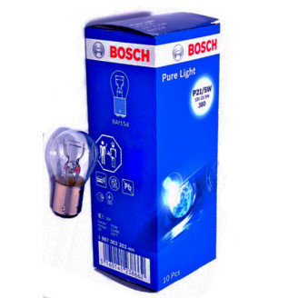 P21/5W BOSCH auto spuldze 12V 21/5W BAZ15d halogēna lampa