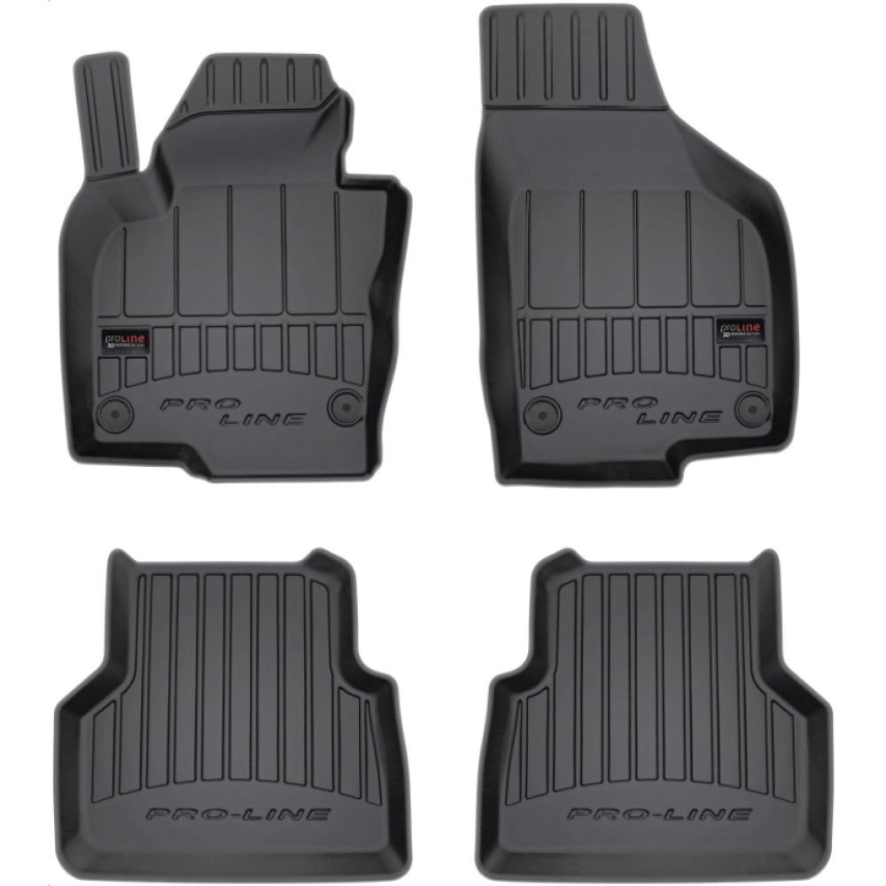 VW TIGUAN I 2007 - 2016 VOLKSWAGEN 3D Guminiai kilimėliai 4 vnt. FROGUM 3D407619