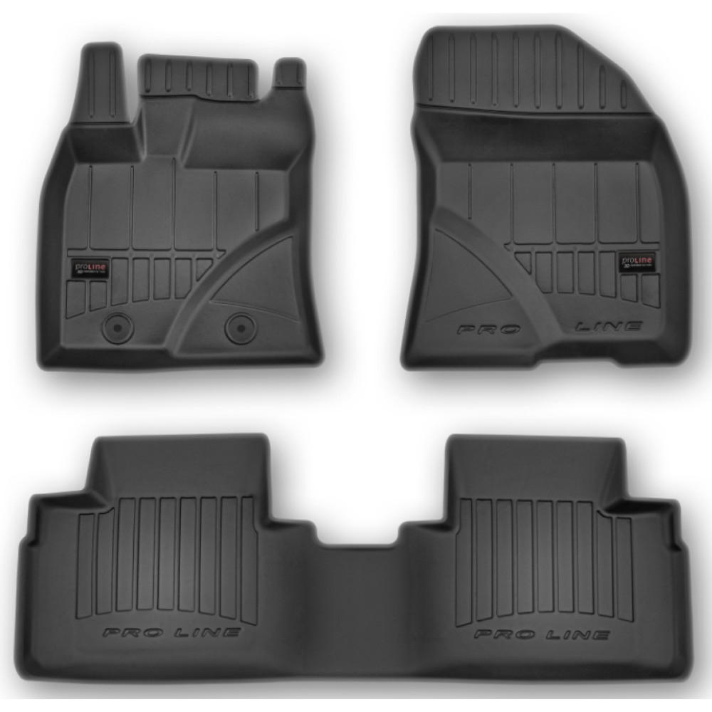 TOYOTA  AVENSIS III 2009 -..   3D Комплект резиновых ковриков 4шт. FROGUM 3D407398